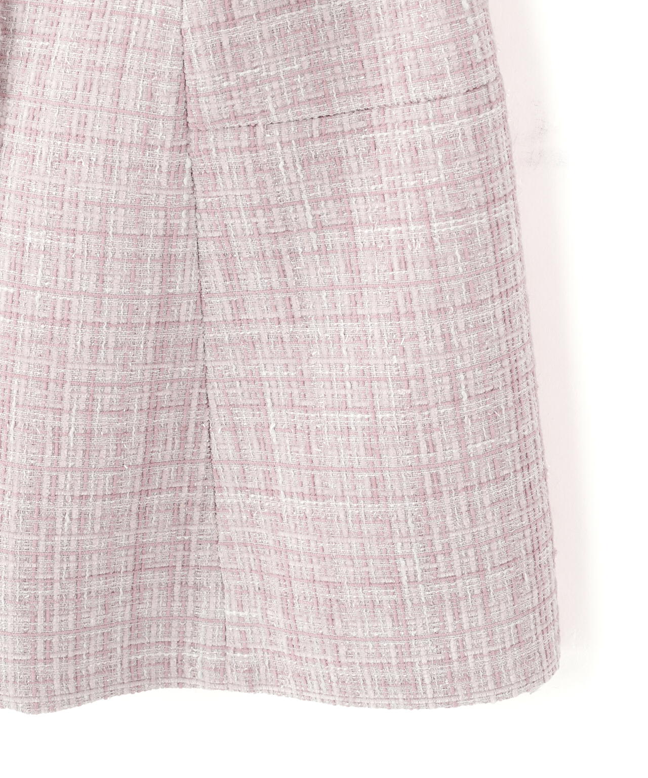 ツイードペプラムジレ