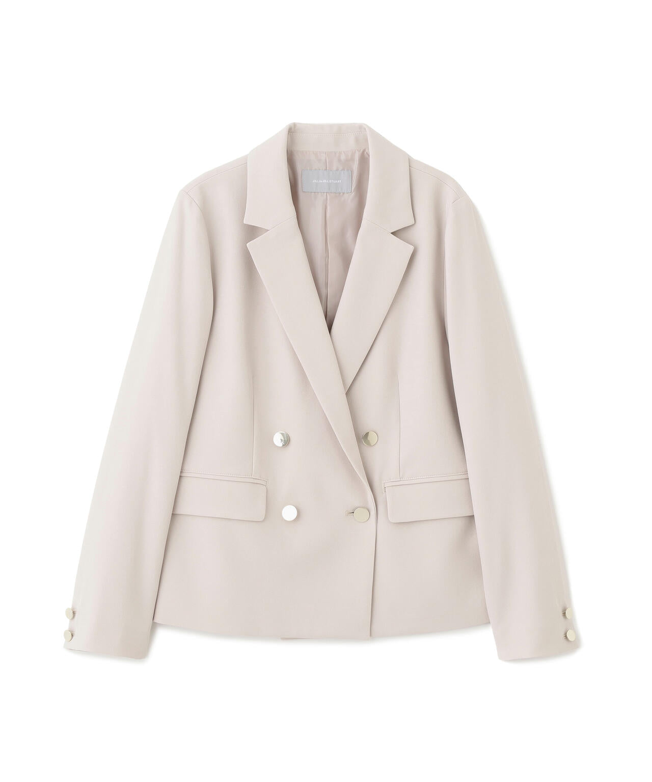 <セットアップ対応>ベーシックツイルダブル釦ジャケット