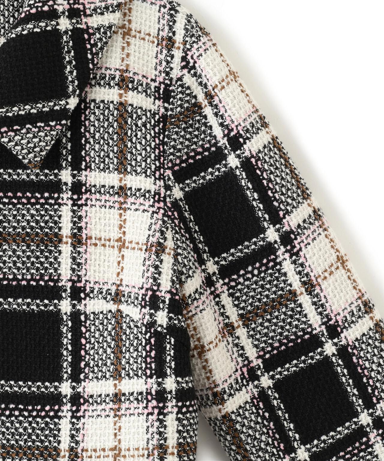 ループヤーンチェックジャケット