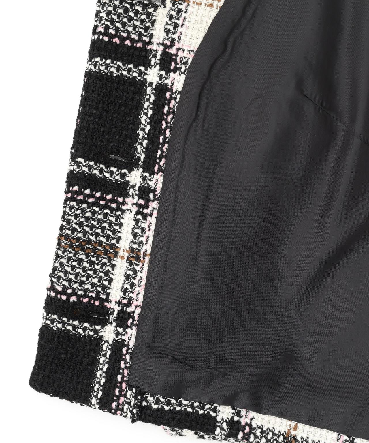 ループヤーンチェックジャケット