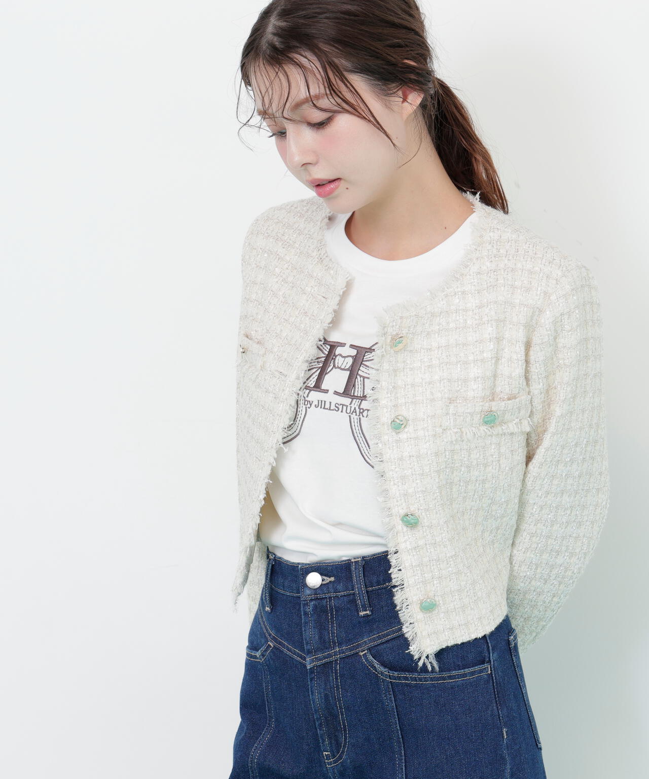 ファンシーツイードジャケット