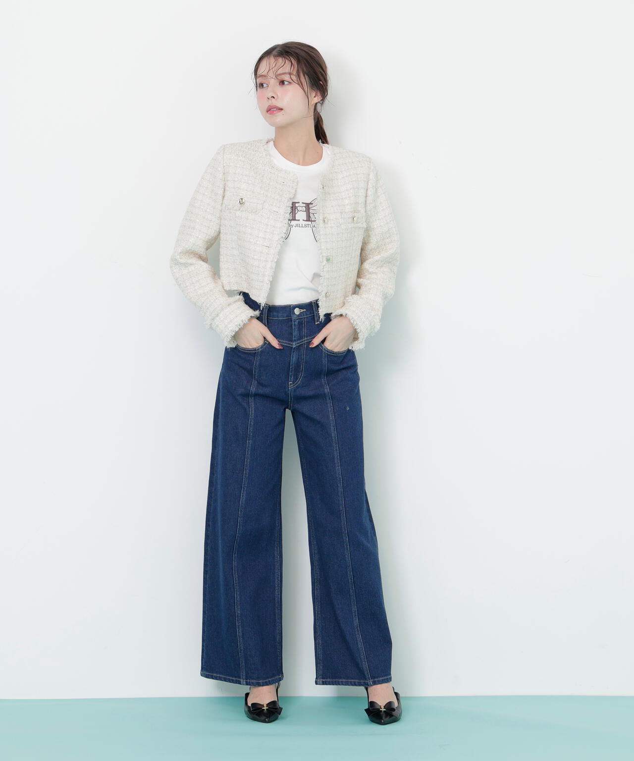 ファンシーツイードジャケット