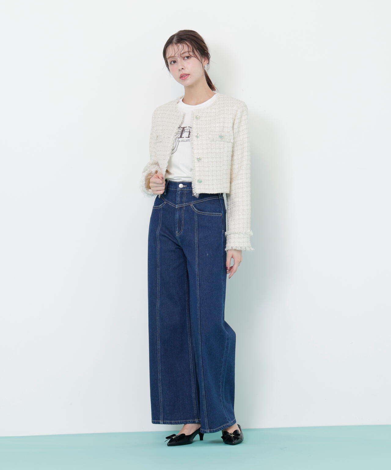 ファンシーツイードジャケット