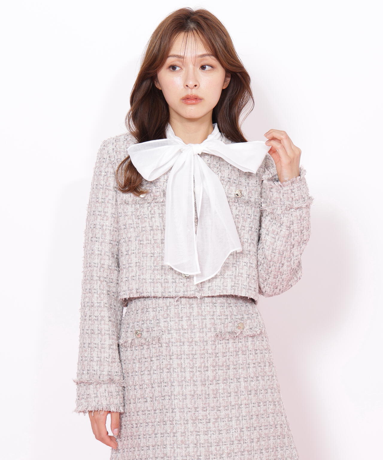 ファンシーツイードジャケット