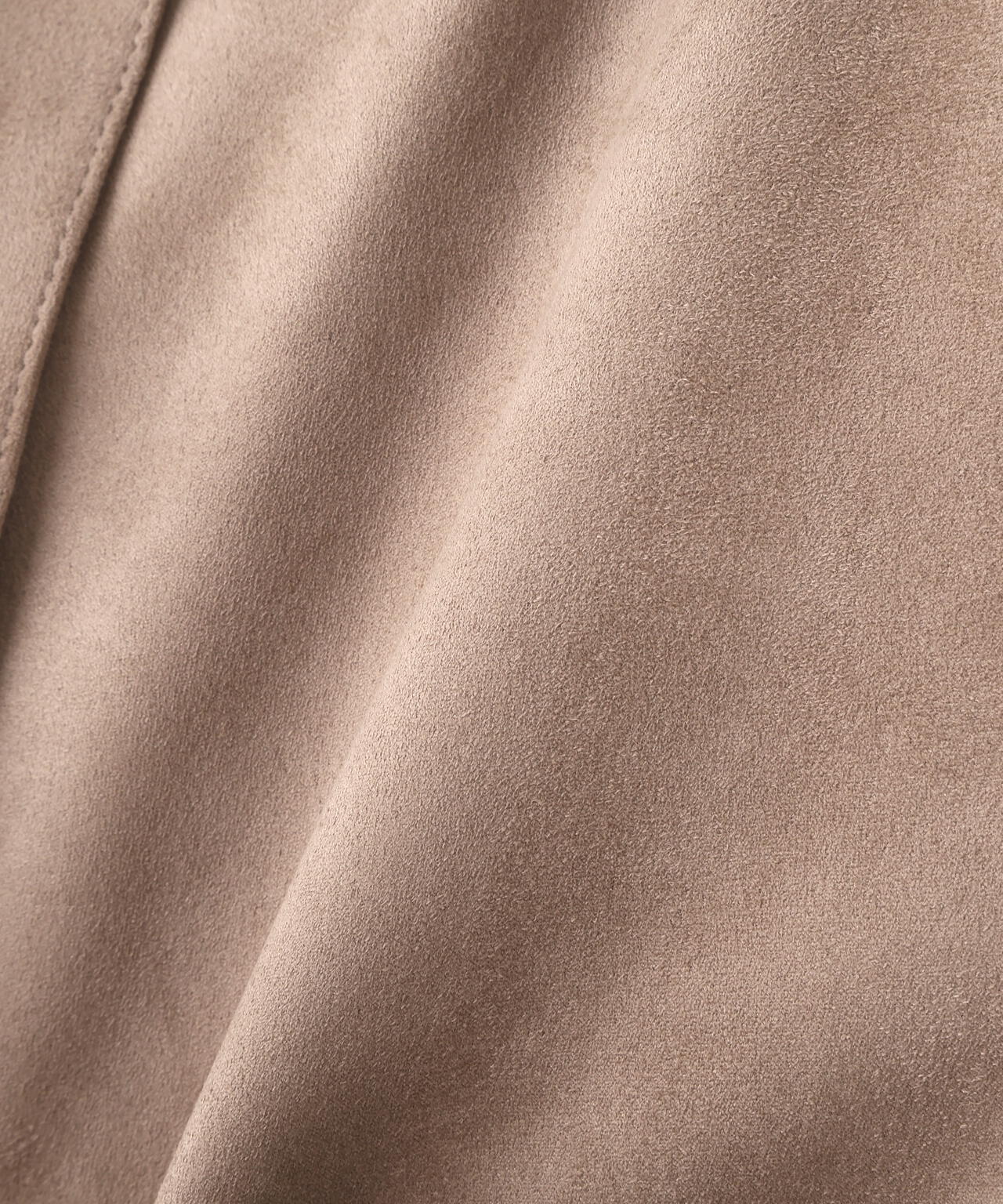 フェイクスエード短丈ブルゾン