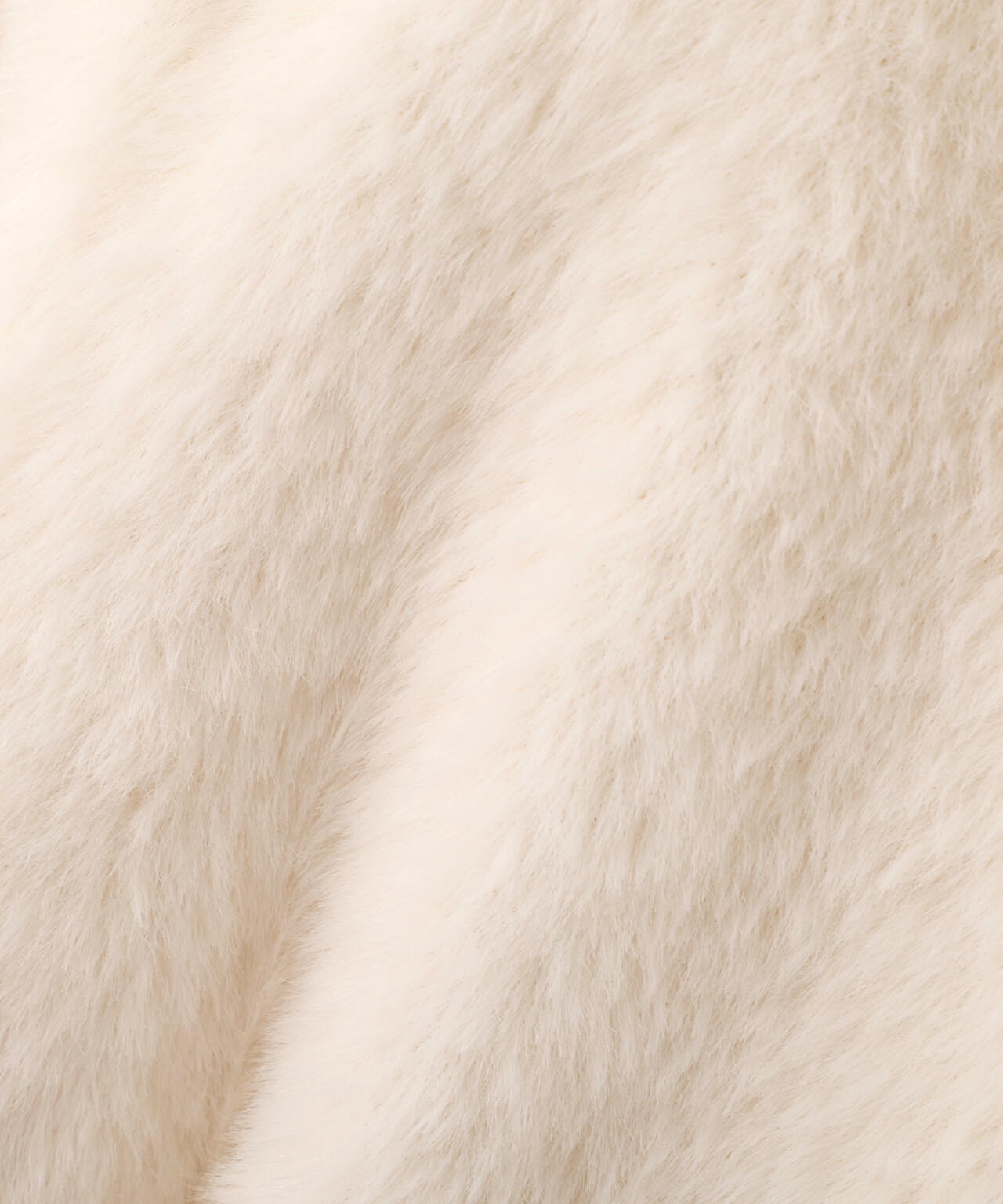 フェイクファーノーカラージャケット