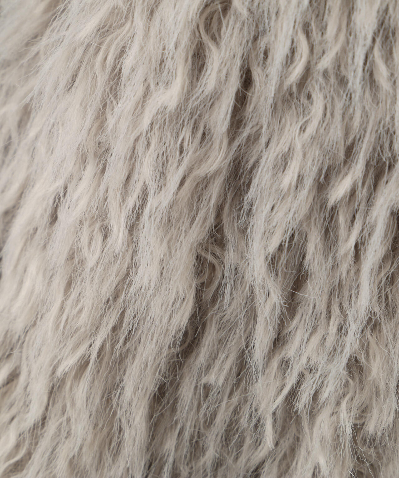 リボンダッフルショートファーコート