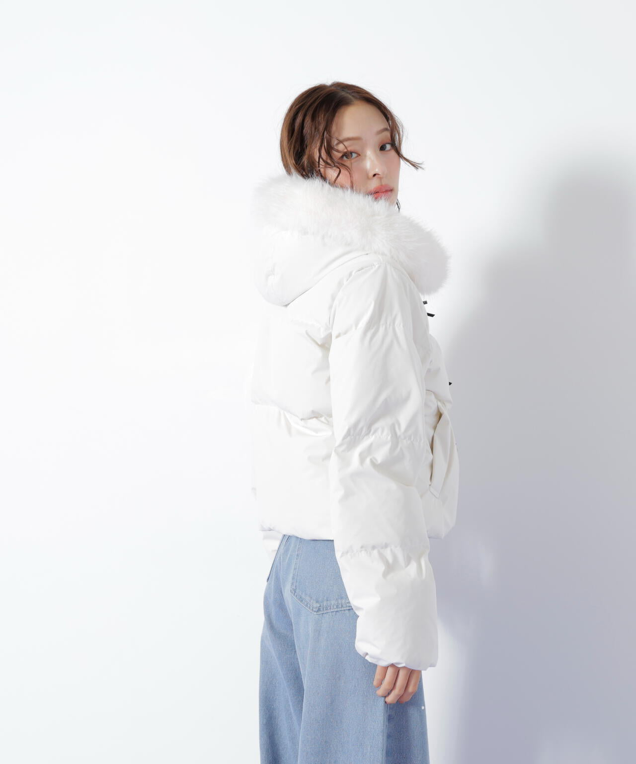 リボンダッフルダウン