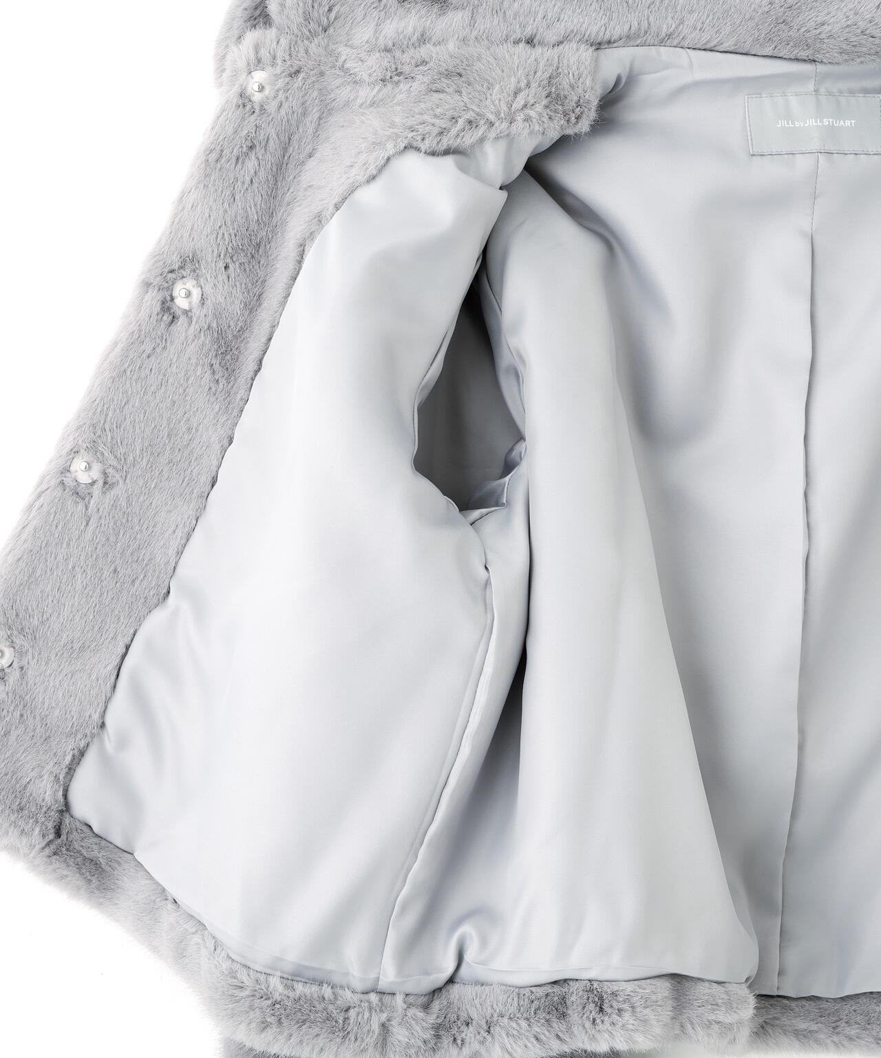 フェイクファーショートジャケット