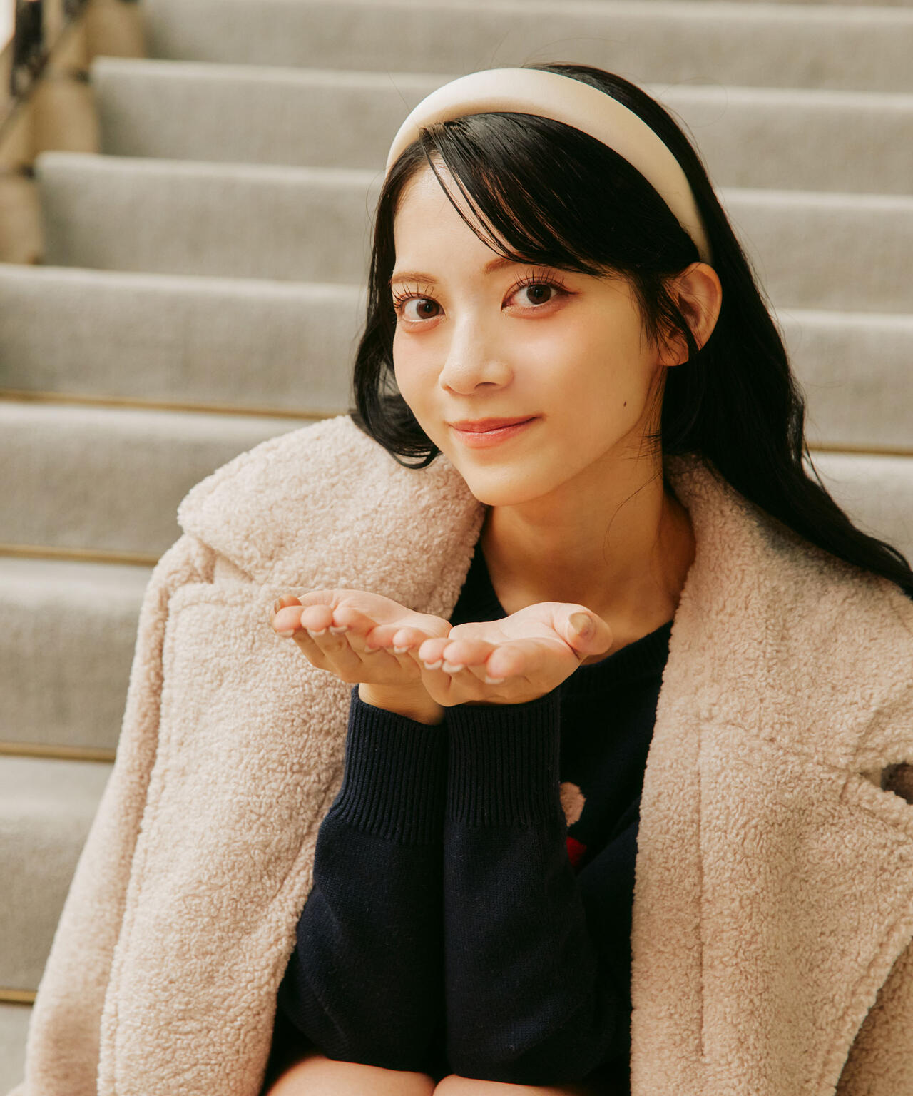 くるくるボアコート