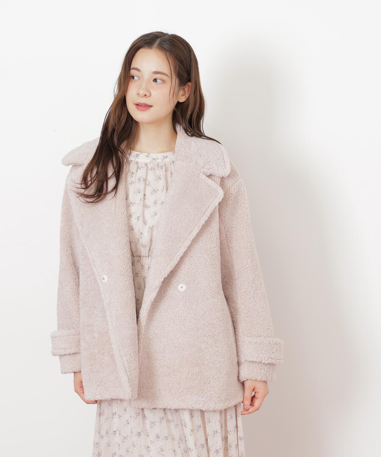 くるくるボアコート