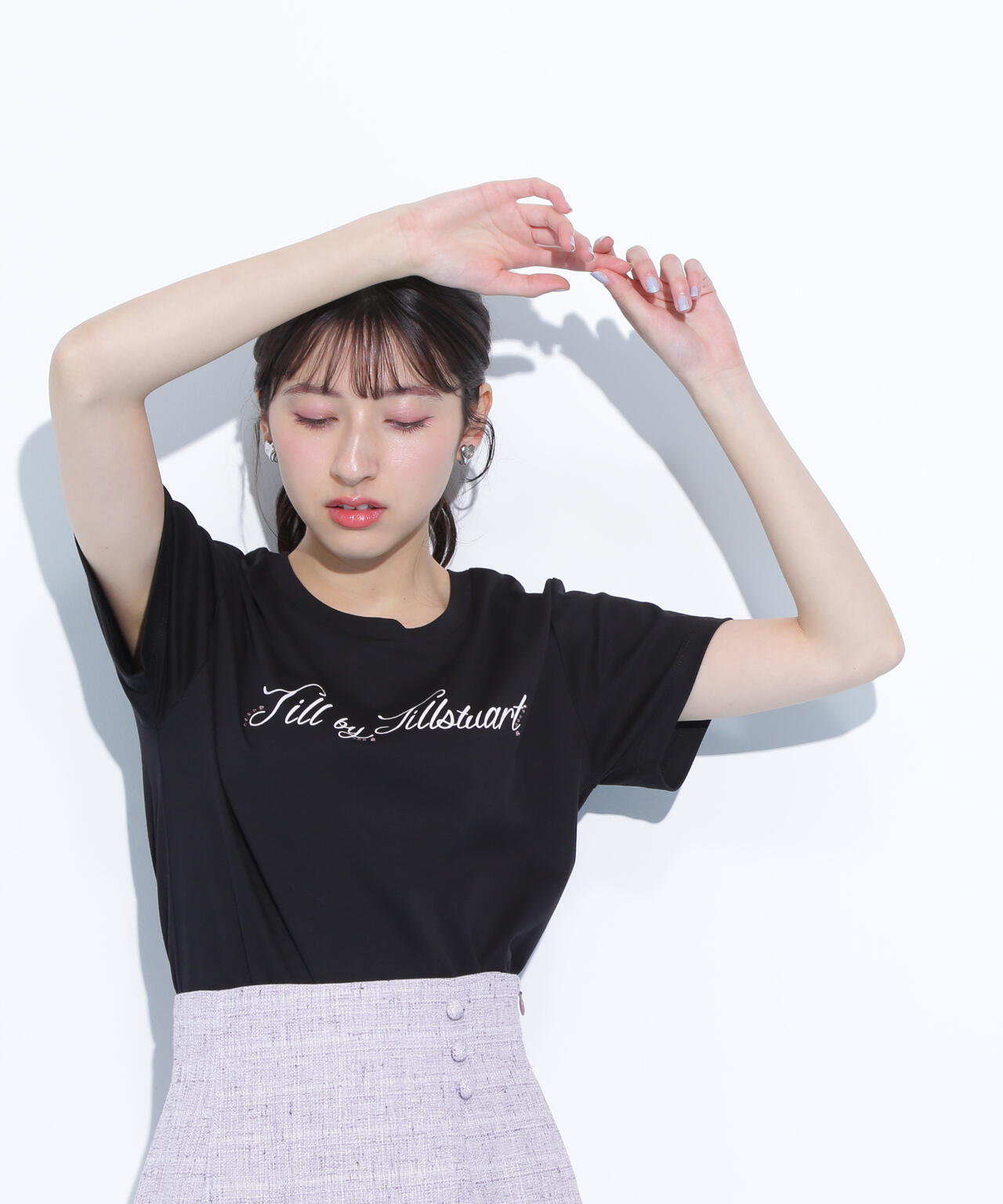 レタリングロゴTシャツ