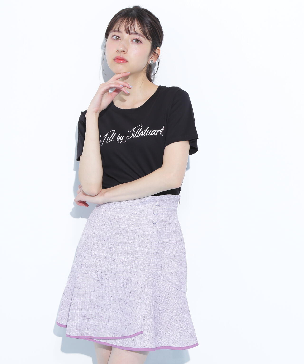 レタリングロゴTシャツ