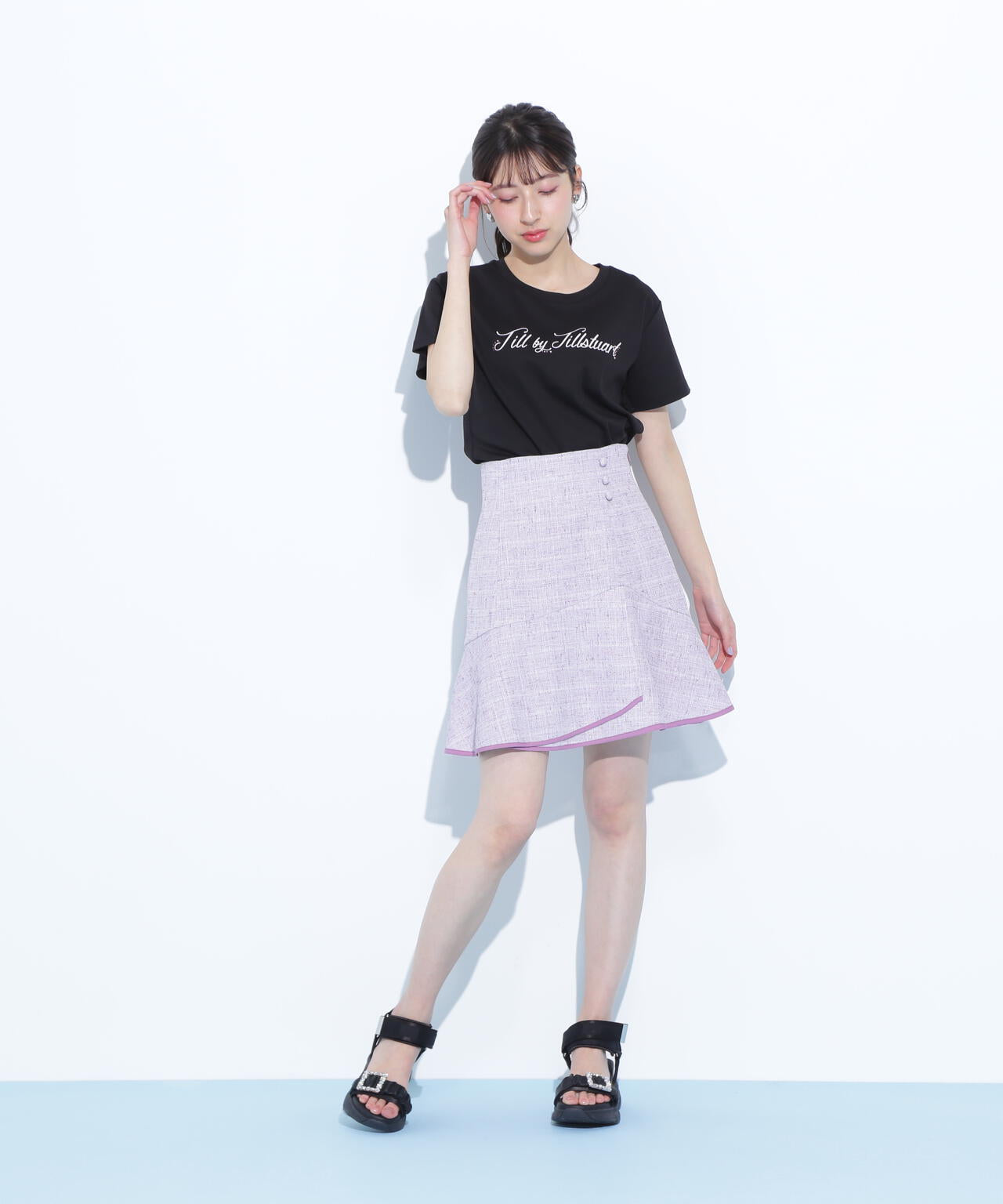 レタリングロゴTシャツ