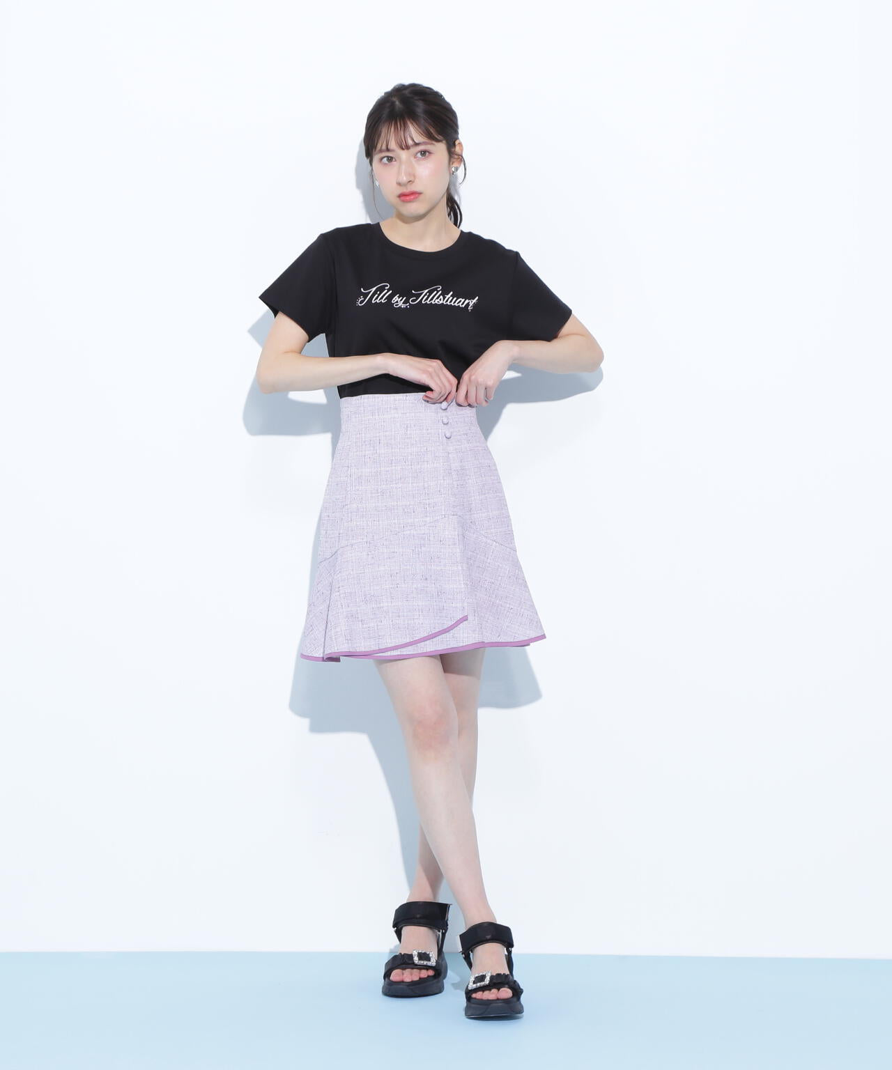 レタリングロゴTシャツ