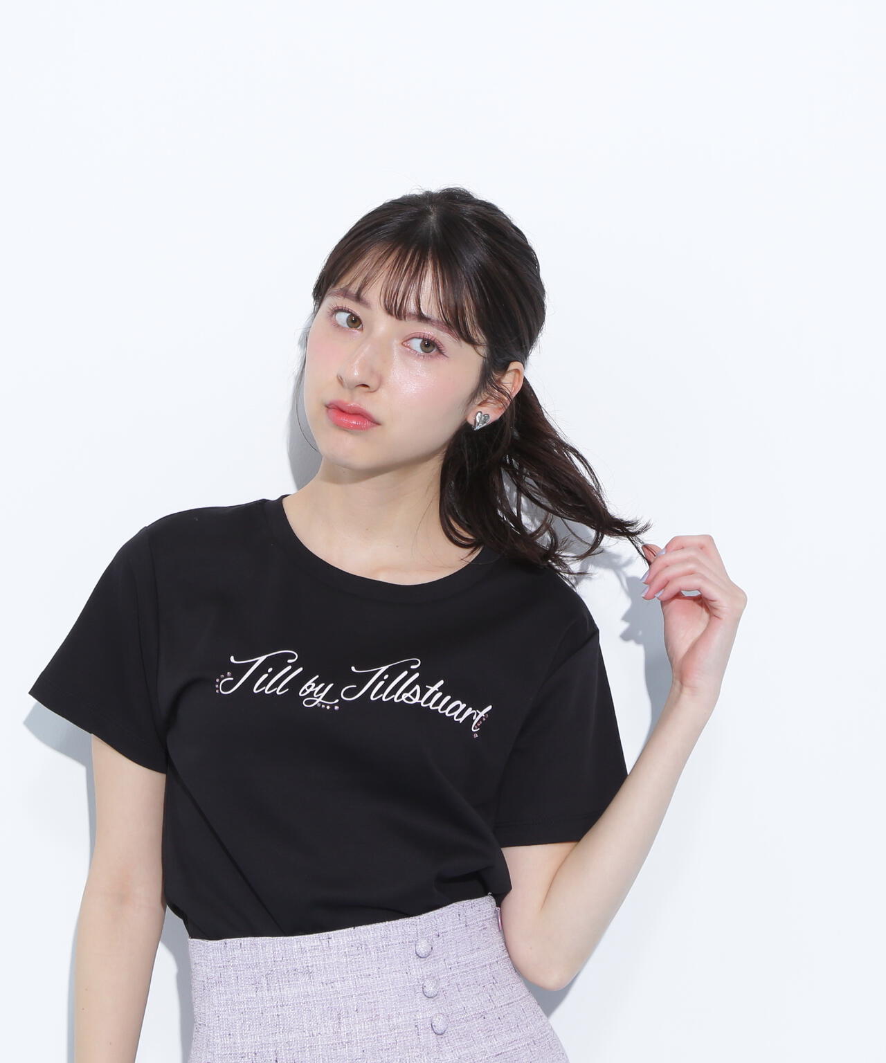 レタリングロゴTシャツ