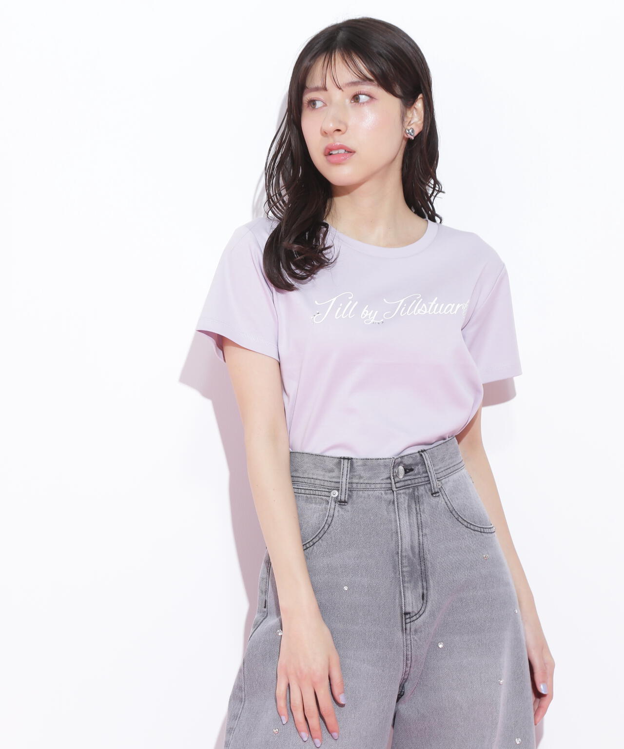 レタリングロゴTシャツ