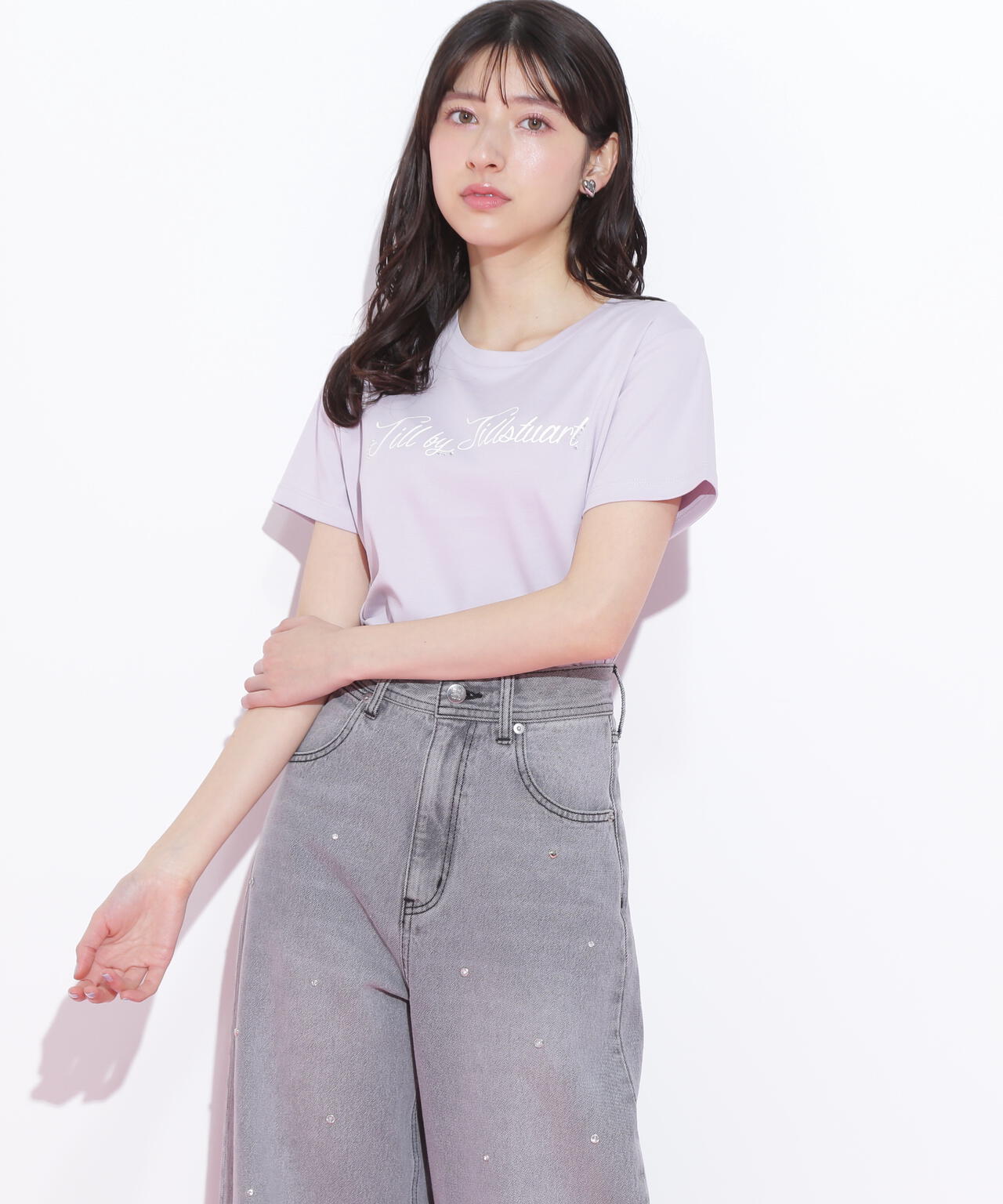 レタリングロゴTシャツ