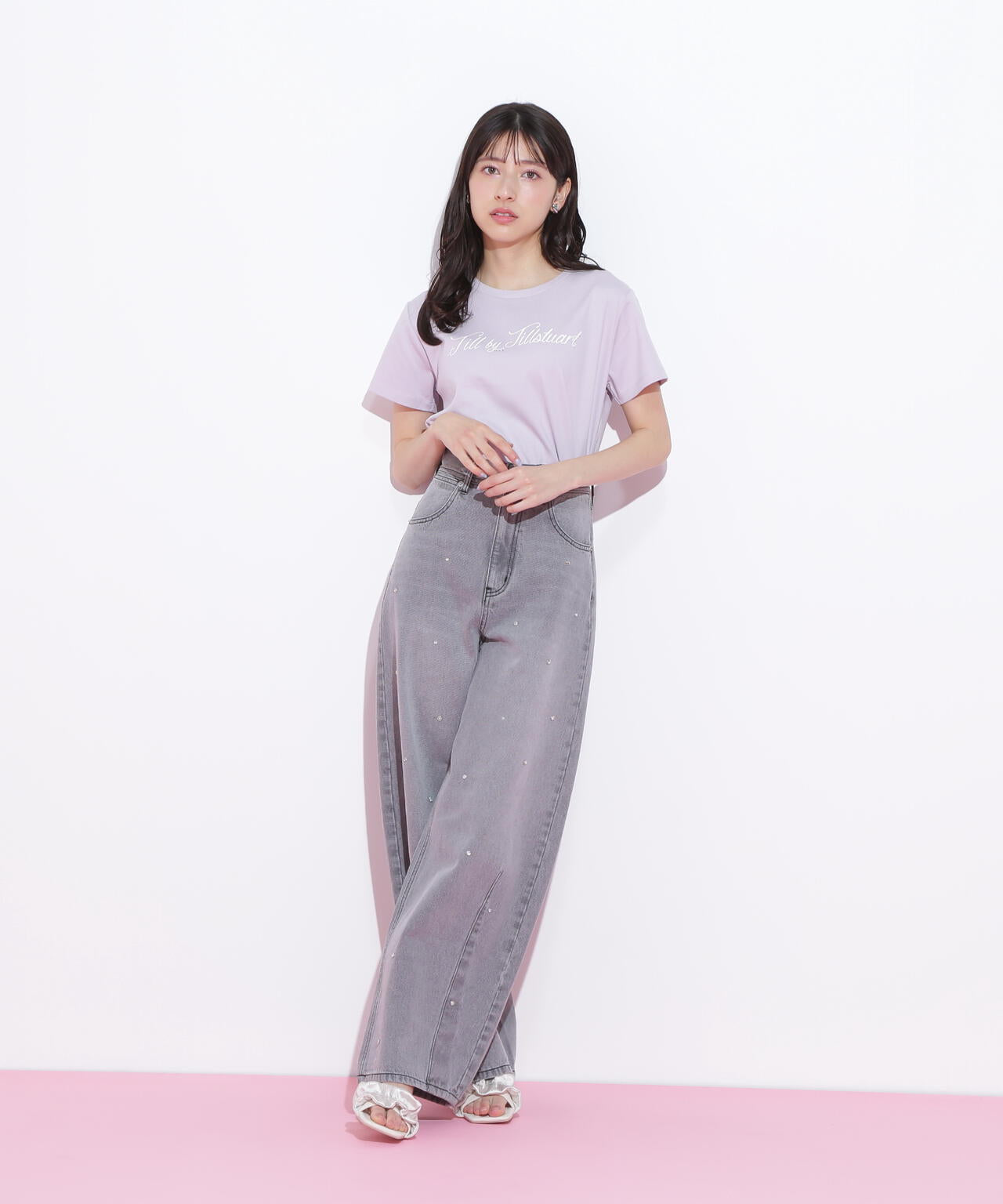 レタリングロゴTシャツ