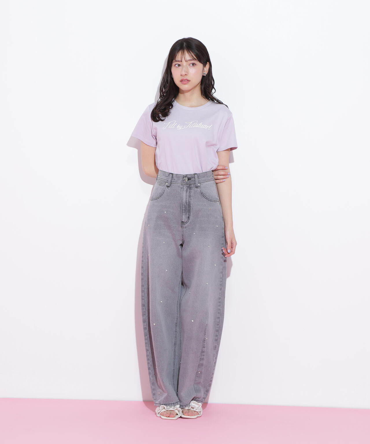 レタリングロゴTシャツ