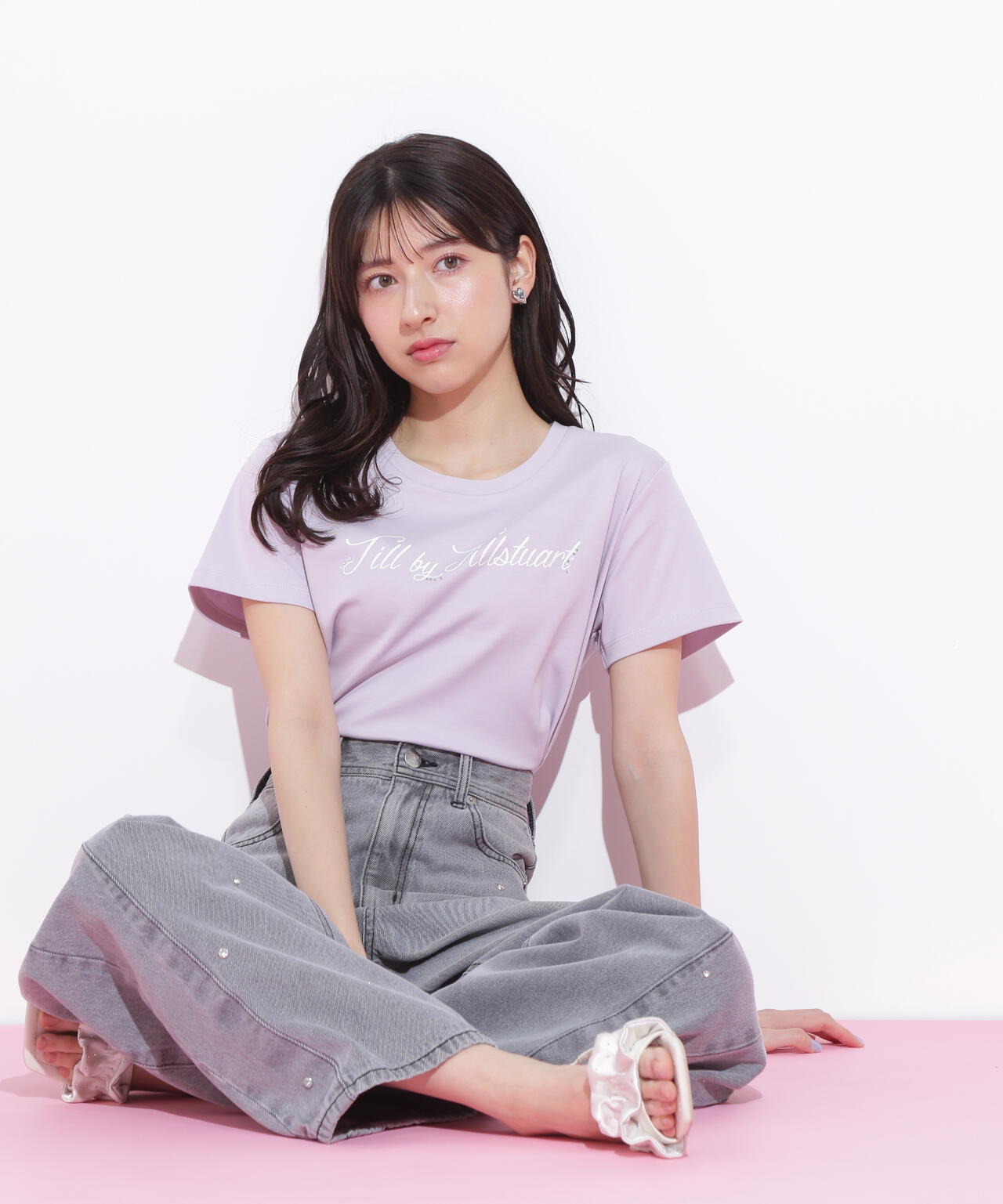 レタリングロゴTシャツ