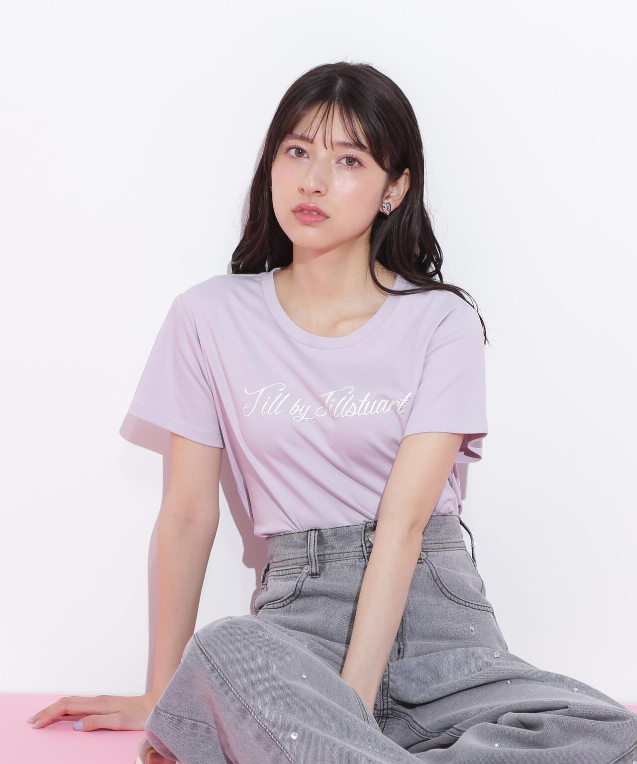 レタリングロゴTシャツ