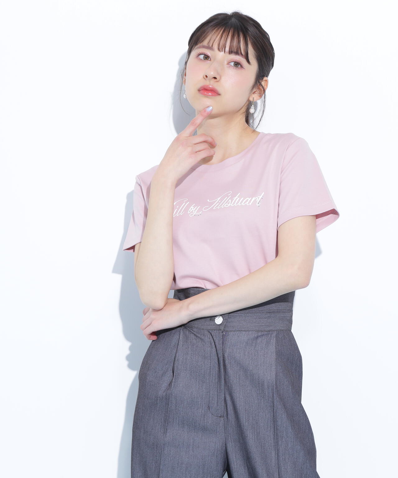 レタリングロゴTシャツ