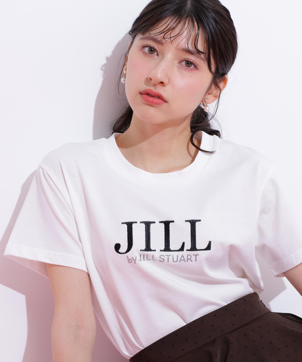 オーガニックコットン刺繍&ホットフィットロゴTシャツ