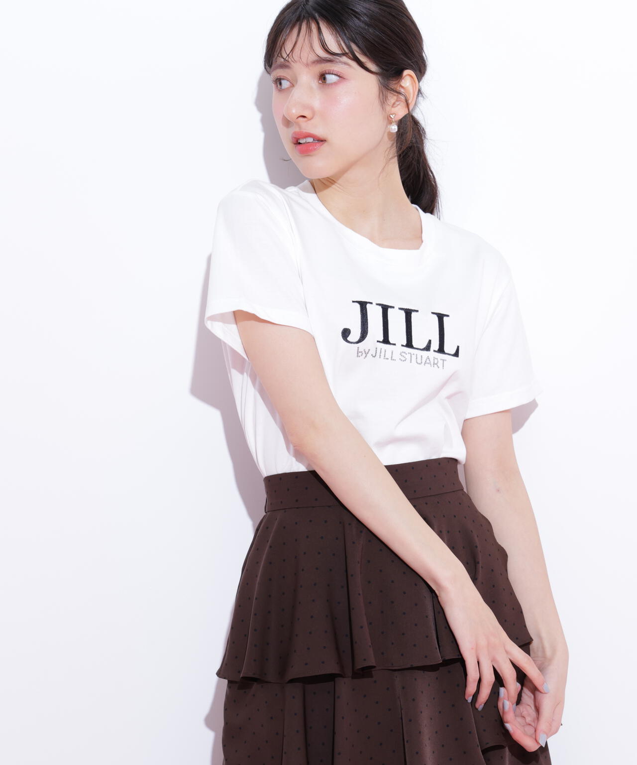 オーガニックコットン刺繍&ホットフィットロゴTシャツ