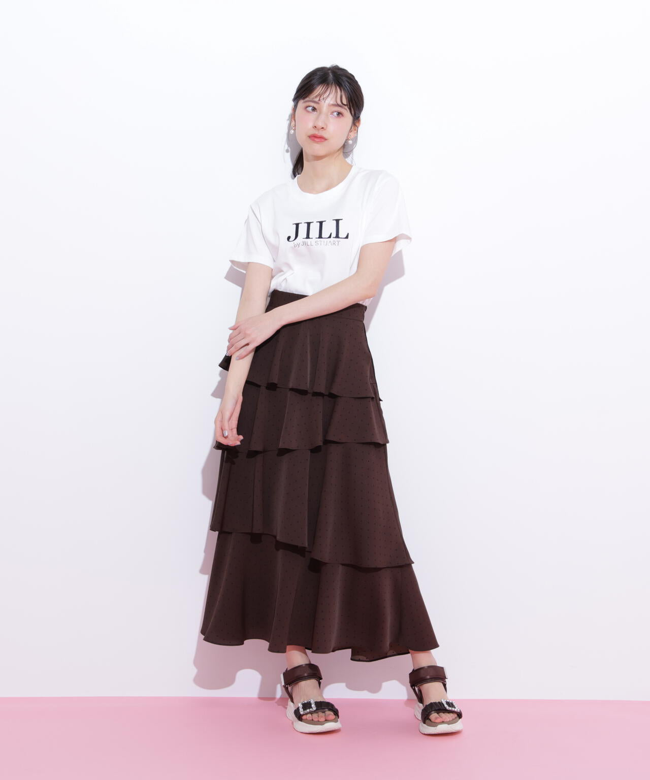 オーガニックコットン刺繍&ホットフィットロゴTシャツ