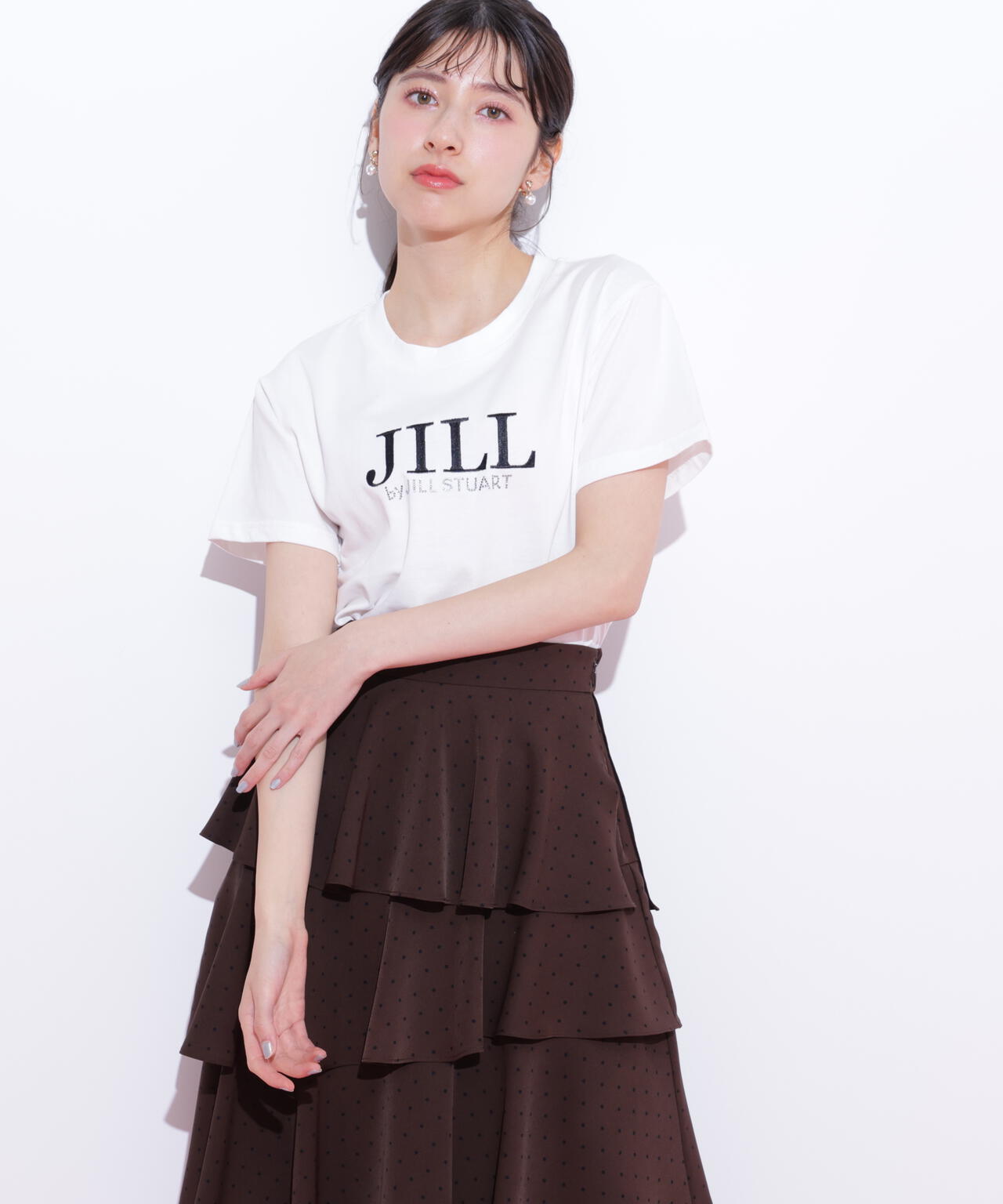 オーガニックコットン刺繍&ホットフィットロゴTシャツ