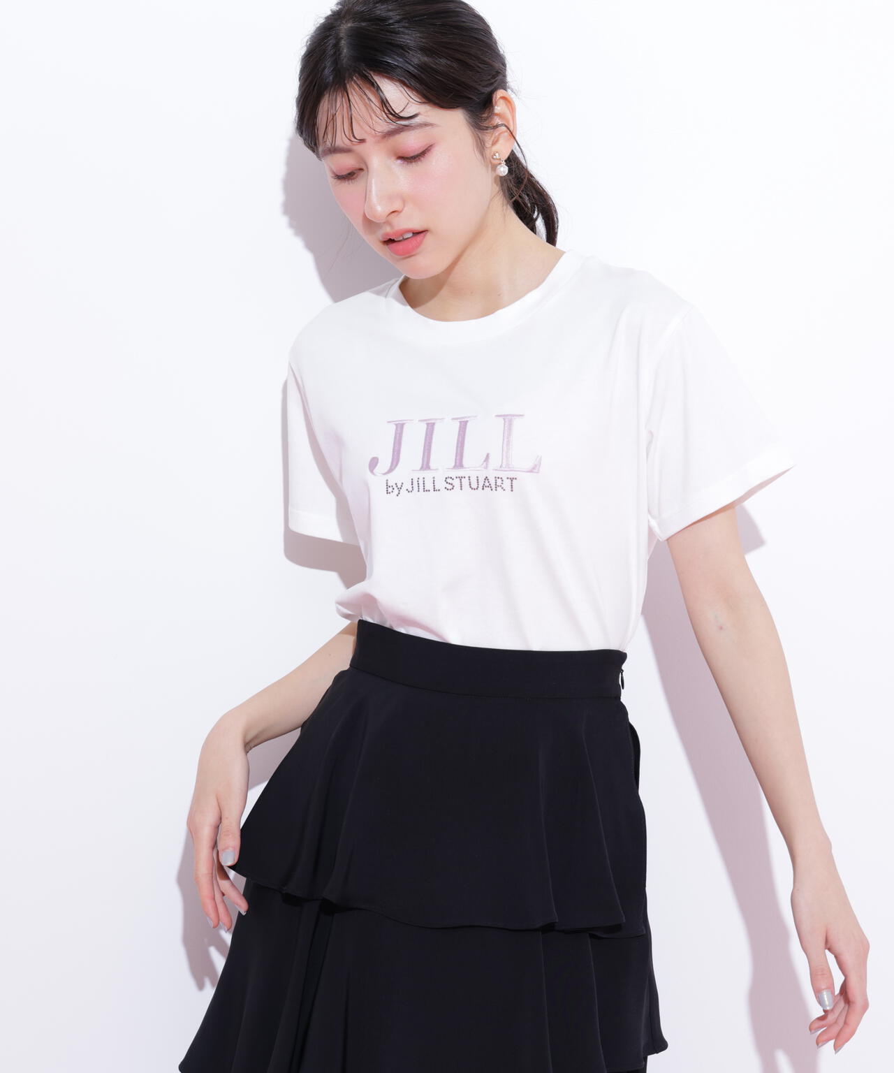 オーガニックコットン刺繍&ホットフィットロゴTシャツ