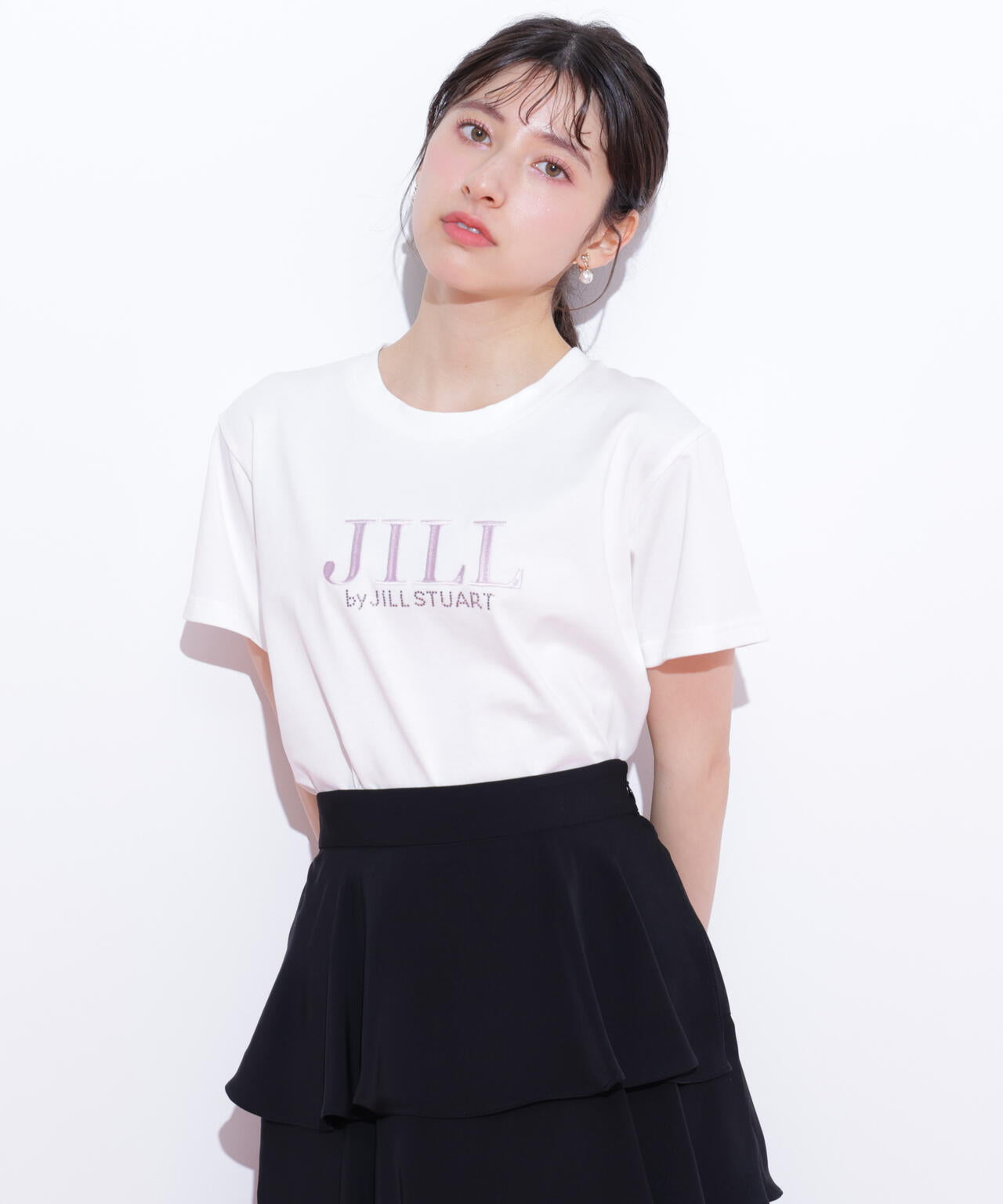 オーガニックコットン刺繍&ホットフィットロゴTシャツ