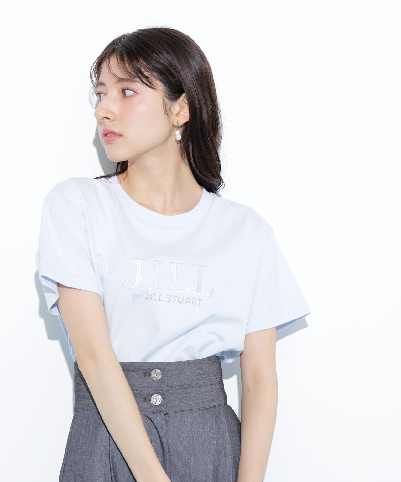 オーガニックコットン刺繍&ホットフィットロゴTシャツ
