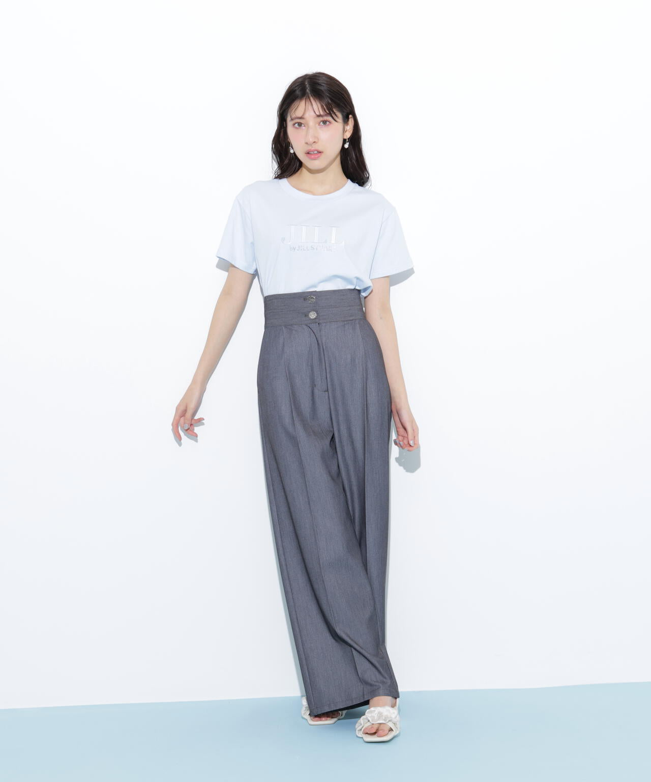 オーガニックコットン刺繍&ホットフィットロゴTシャツ