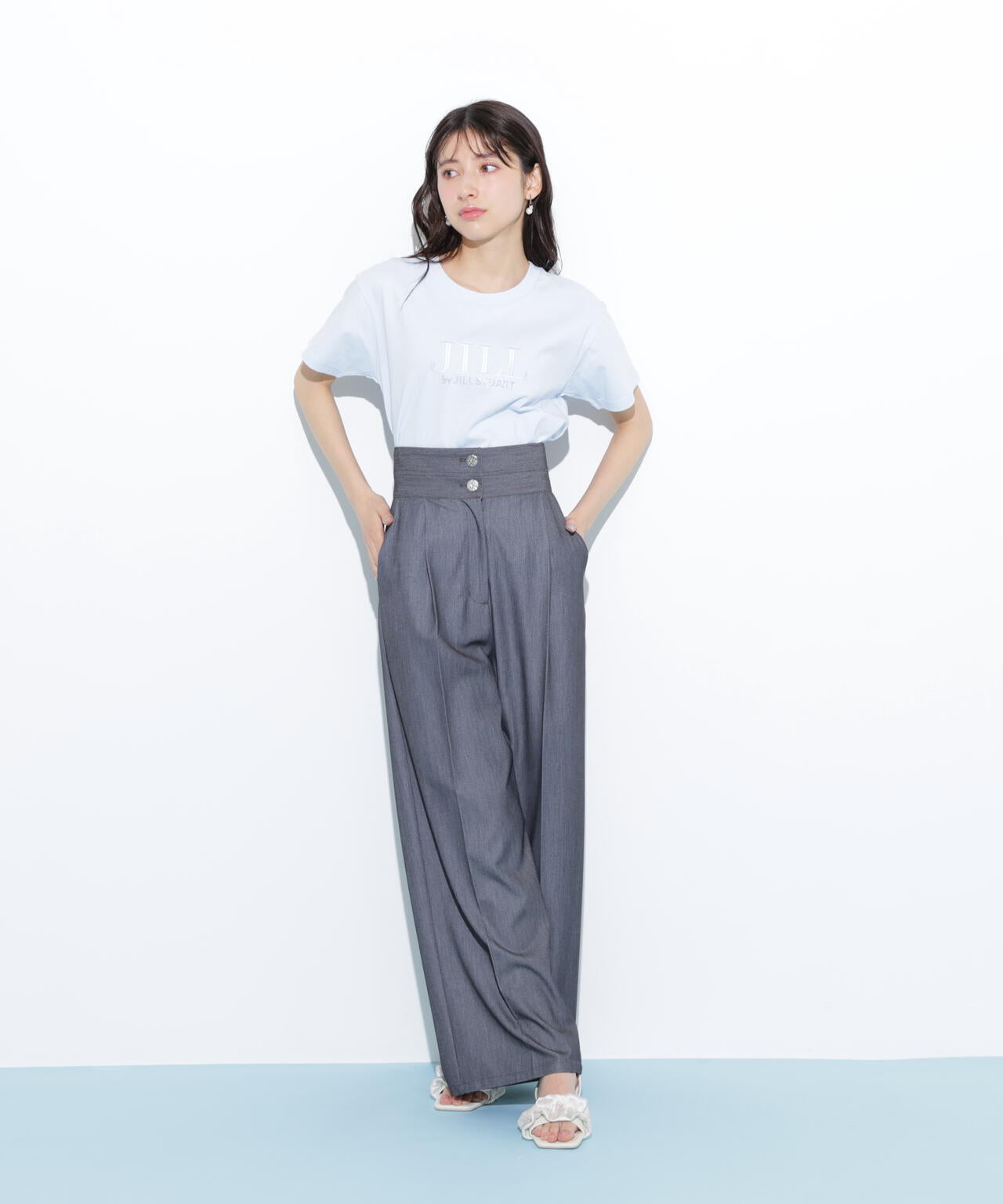 オーガニックコットン刺繍&ホットフィットロゴTシャツ