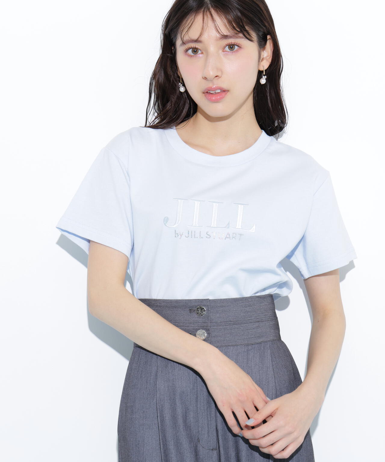 オーガニックコットン刺繍&ホットフィットロゴTシャツ