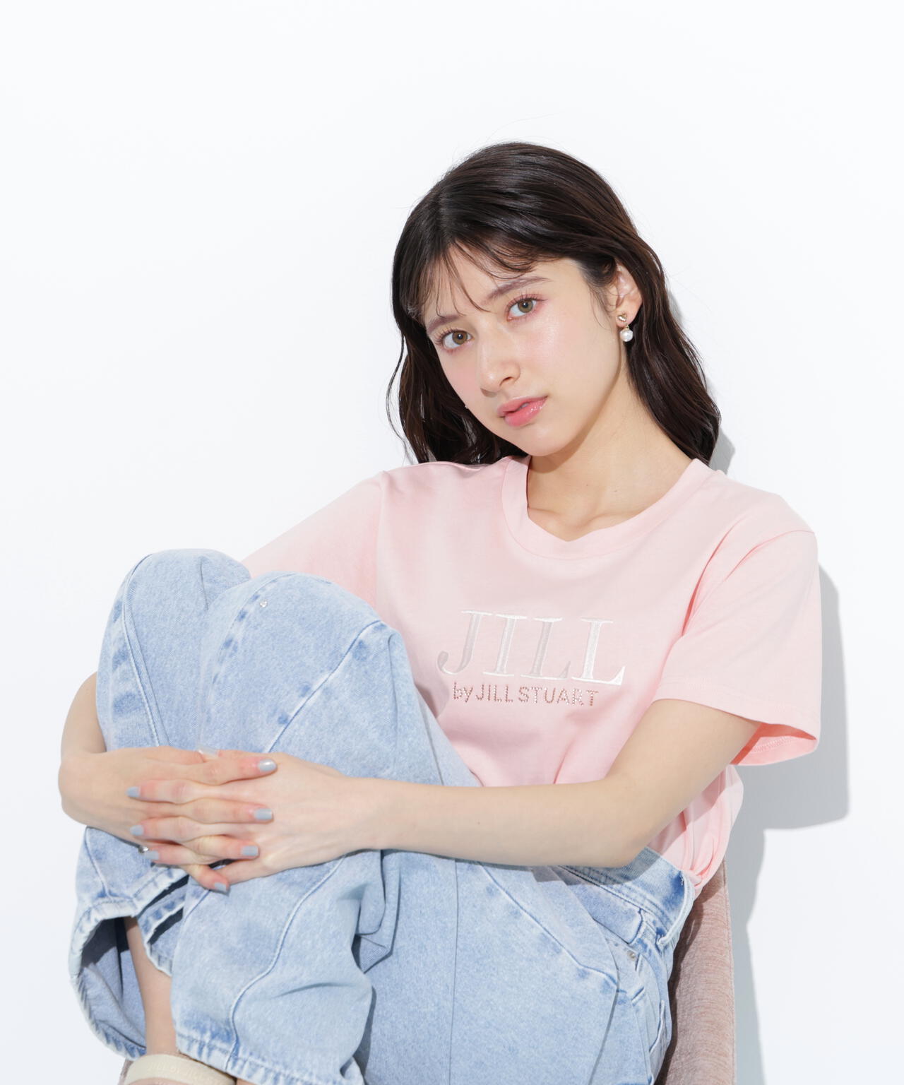 オーガニックコットン刺繍&ホットフィットロゴTシャツ