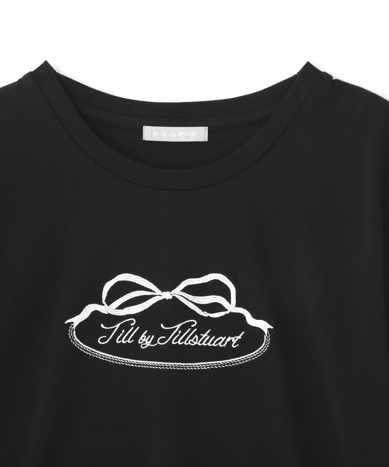 オーガニックコットンリボンフレームロゴTシャツ