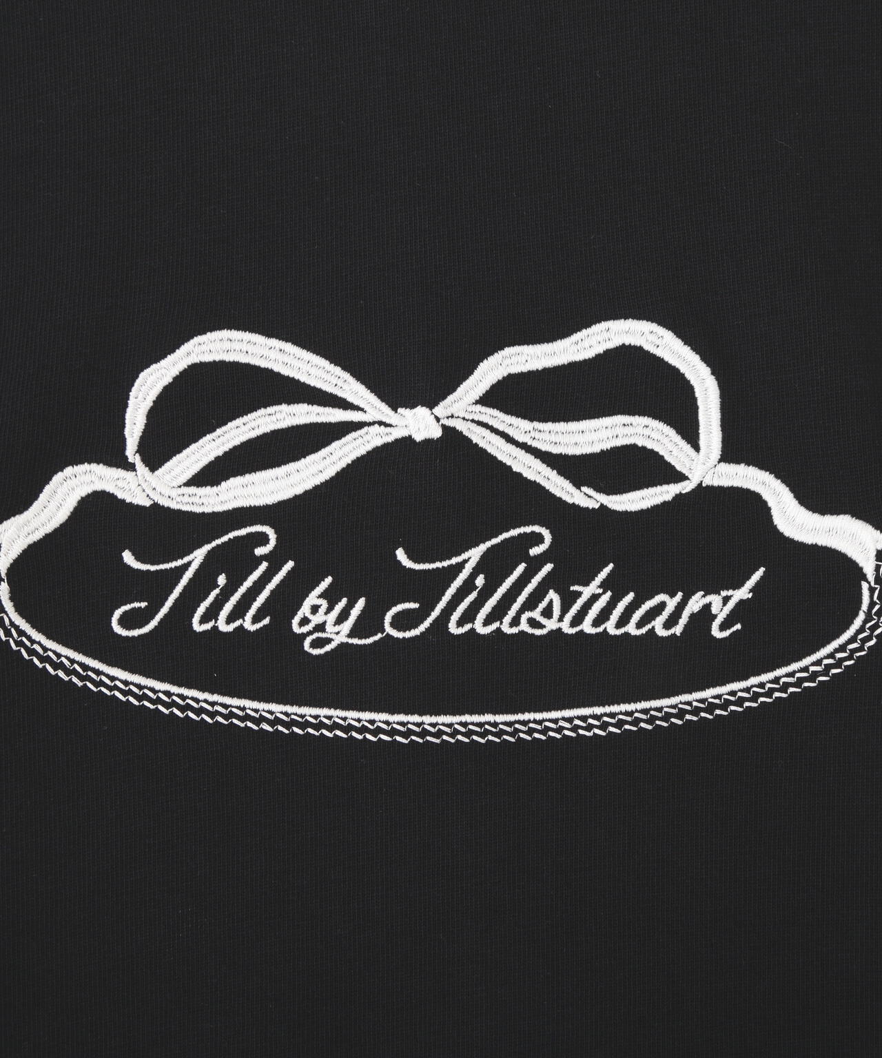 オーガニックコットンリボンフレームロゴTシャツ