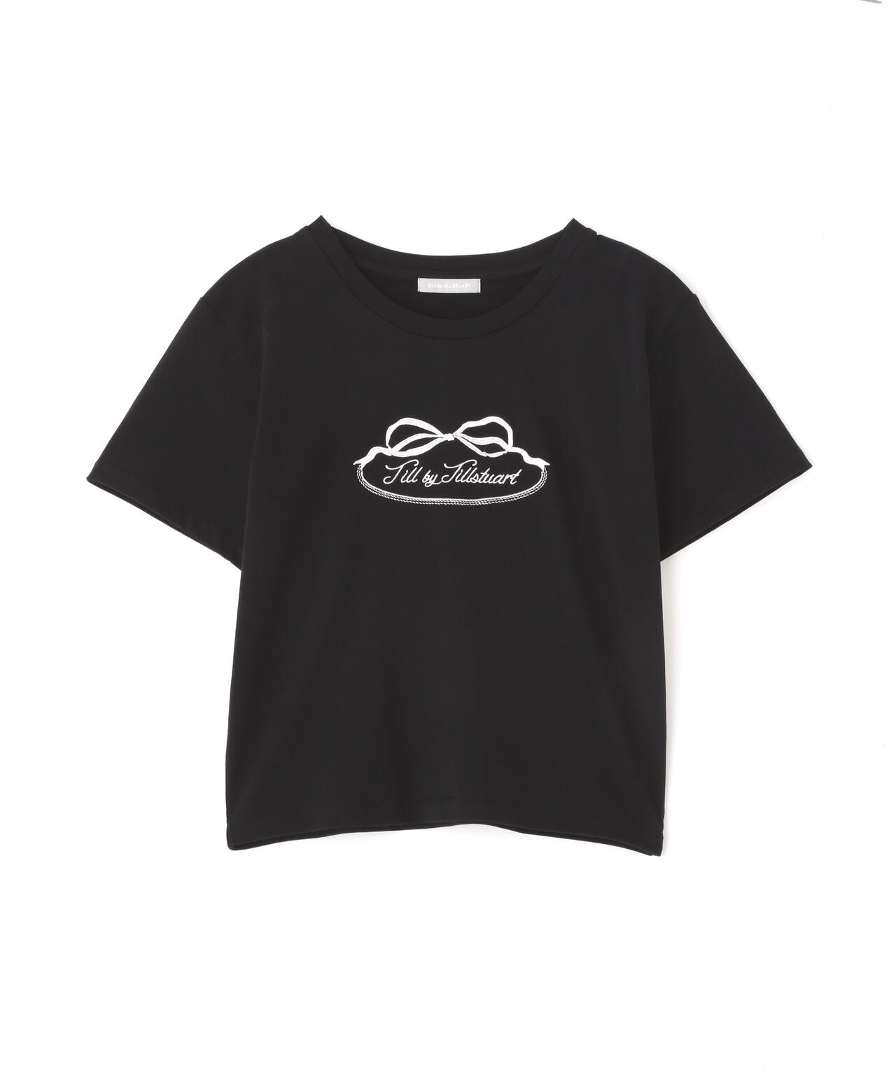 オーガニックコットンリボンフレームロゴTシャツ