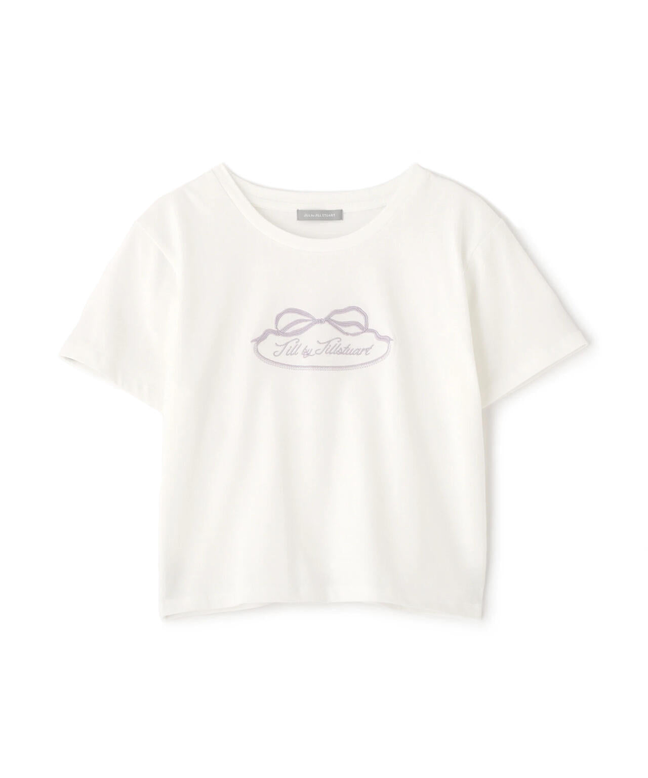 オーガニックコットンリボンフレームロゴTシャツ