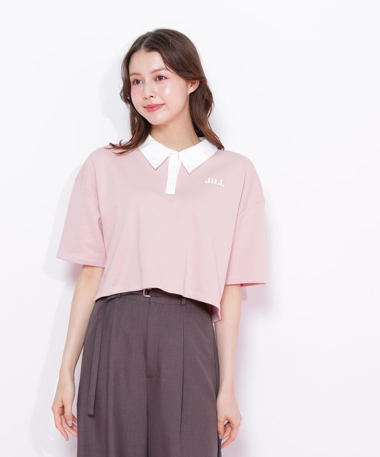 クロップドラガーシャツ