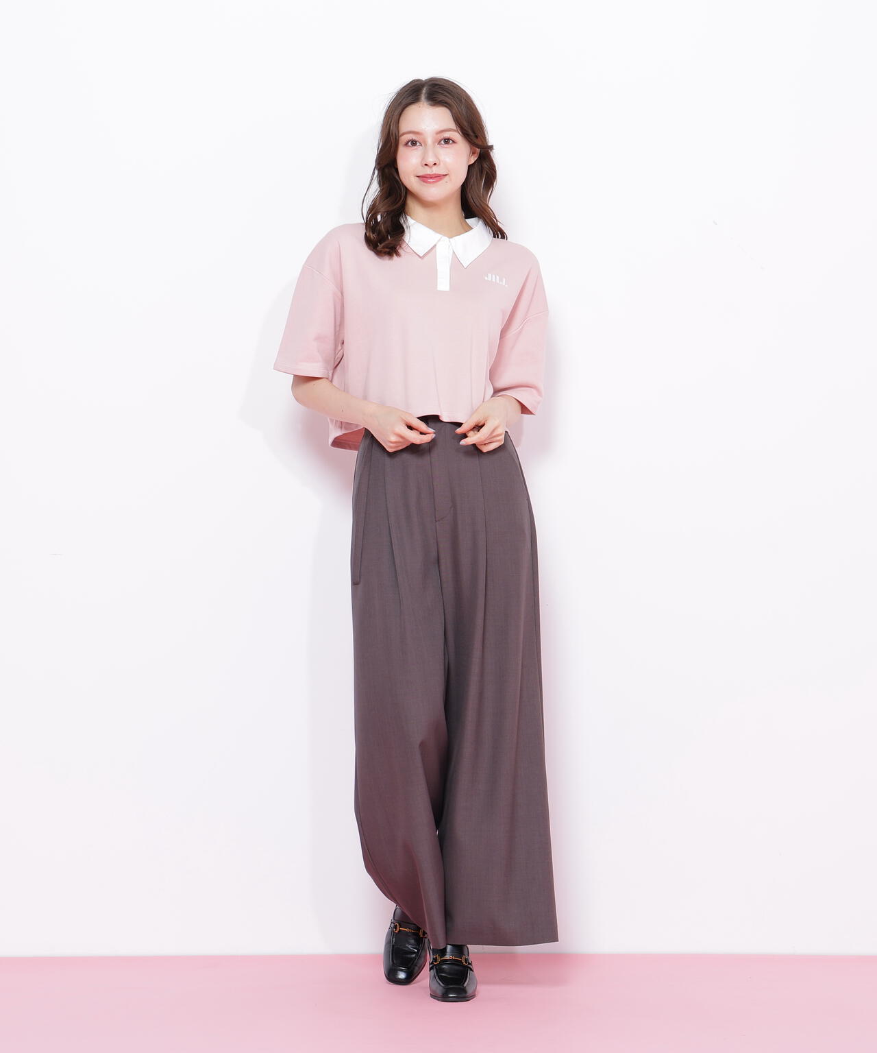 クロップドラガーシャツ