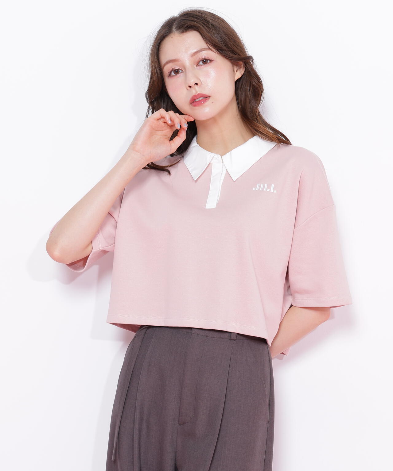 クロップドラガーシャツ