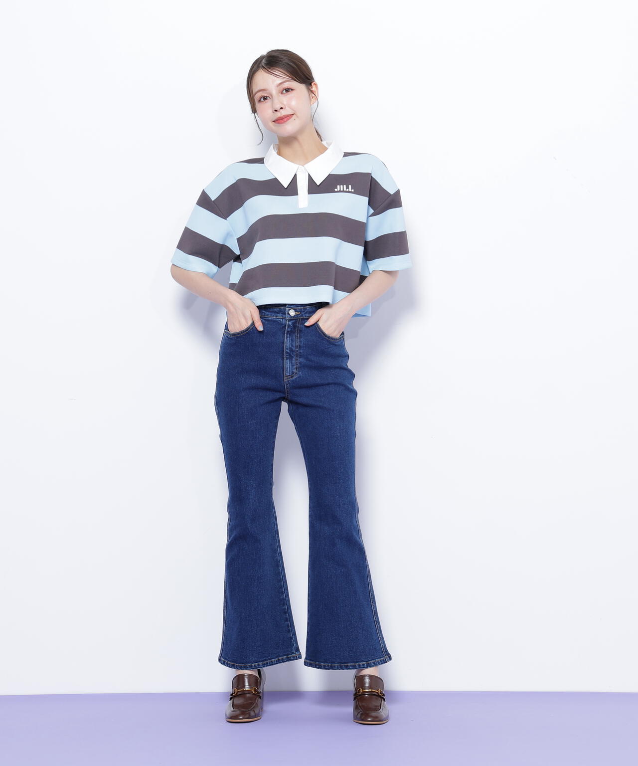 クロップドラガーシャツ