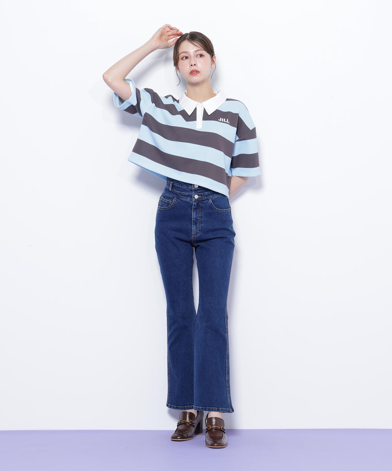 クロップドラガーシャツ