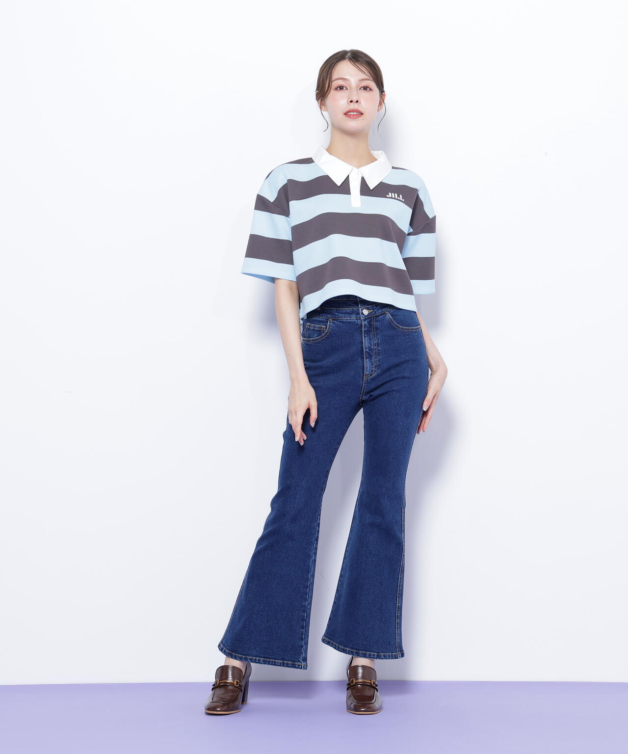 クロップドラガーシャツ