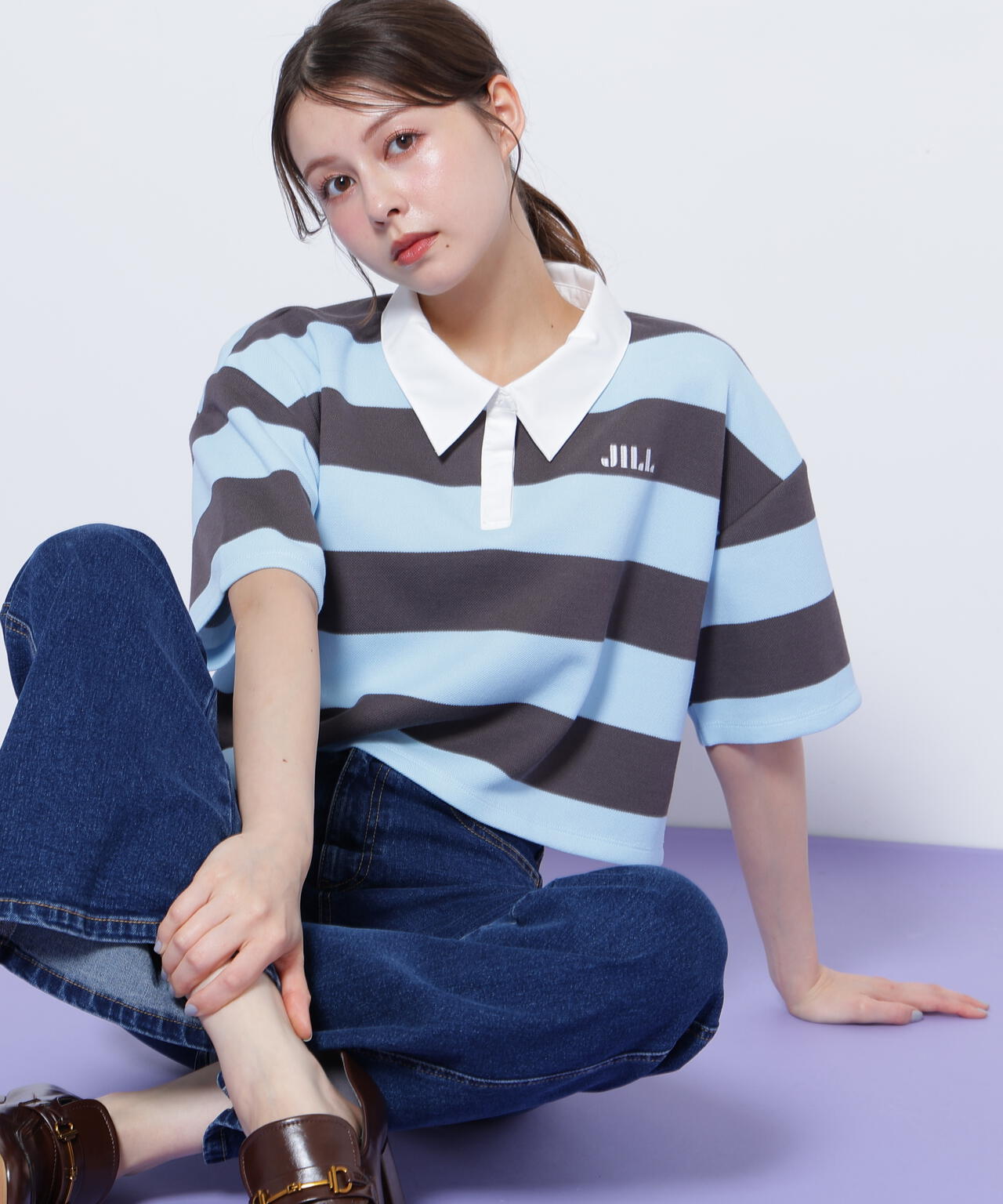 クロップドラガーシャツ