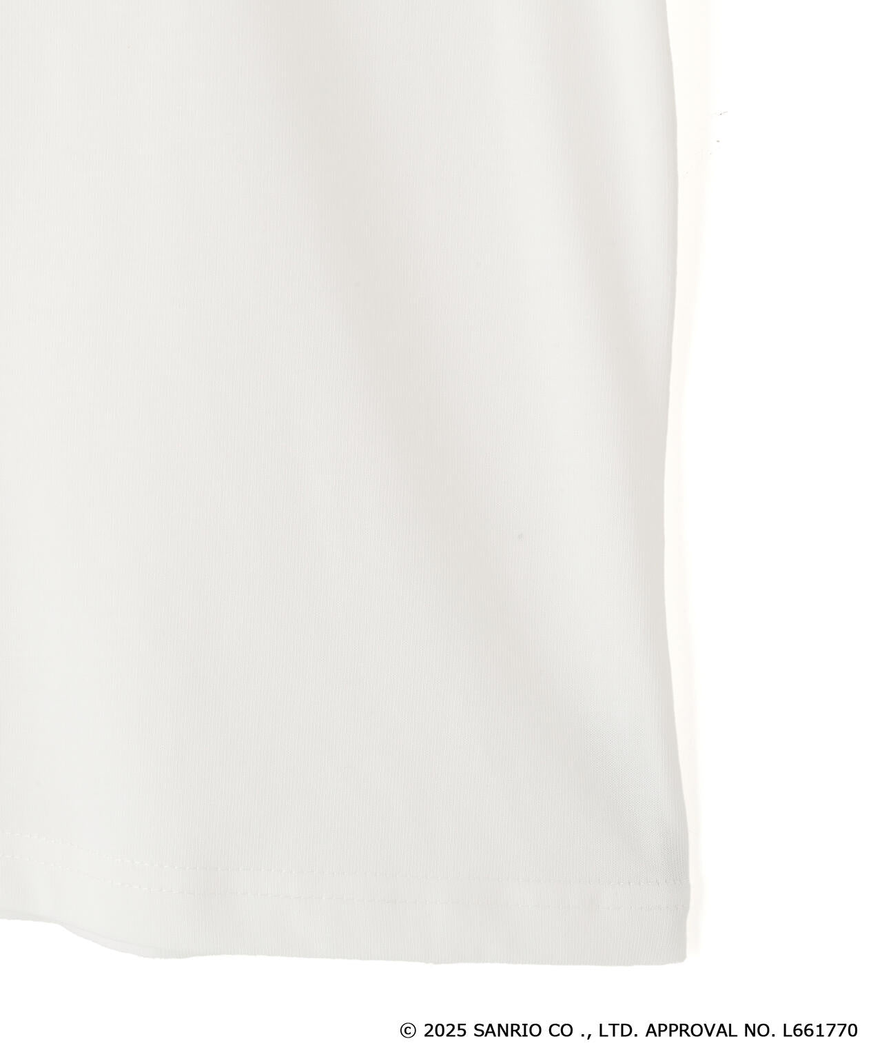<マイメロディ&クロミコラボ>オーガニックコットン刺繍ロゴTシャツ
